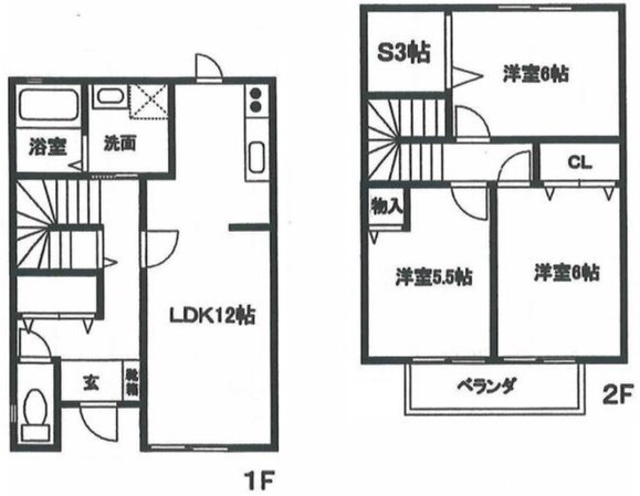 前田メゾネットの物件間取画像